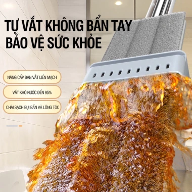 Cây lau nhà tự vắt phun sương xoay 360 độ Chổi lau đa năng tiết kiệm nước giá ưu đãi 281.000đ