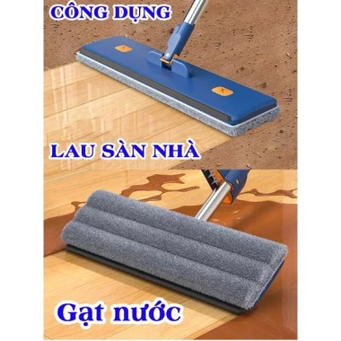 Cây lau nhà tự vắt PVL KN50 - chổi xoay 360°, bàn 50x13cm hợp kim nhôm - 208.950 VND 7