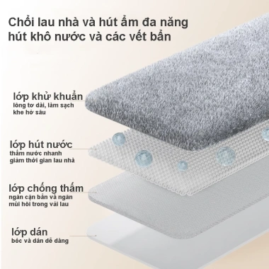 Cây lau nhà tự vắt thông minh ECOCO kháng khuẩn ION bạc, chổi 360, tặng 2 bông lau, giảm giá chỉ 97.000, tiện lợi, sạch sâu, đánh giá 5 sao, đa năng, tiết kiệm thời gian