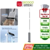 Cây Lau Nhà Tự Vắt Thông Minh ECOCO - Kháng Khuẩn Ion Bạc, Xoay 360, INOX & ABS