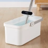 Cây Lau Nhà Tự Vắt Thông Minh ECOCO - Kháng Khuẩn Ion Bạc, Xoay 360, INOX & ABS 2
