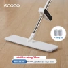 Cây Lau Nhà Tự Vắt Thông Minh ECOCO - Kháng Khuẩn Ion Bạc, Xoay 360, INOX & ABS 10