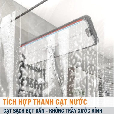 Cây lau nhà tự vắt thông minh Uchan LN02 - Thùng tách nước bẩn đa năng, bền, tiện lợi, giá chỉ 275.000₫