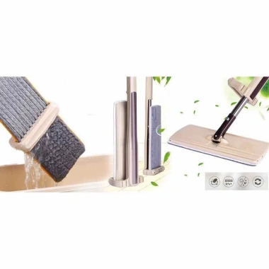 Cây lau nhà tự vắt thông minh xoay 360°, giá 38.999đ - Siêu sạch, tiện lợi 5
