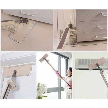 Cây lau nhà tự vắt thông minh xoay 360°, giá 38.999đ - Siêu sạch, tiện lợi 7