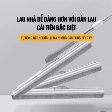 Cây Lau Nhà Tự Vắt Thông Minh Xoay 360 - Lau Sạch Khô Nhanh Kèm Miếng Lau Giá 101.000 VND