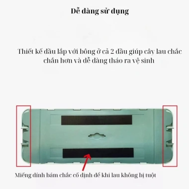 Cây Lau Nhà Xoay 360 Độ Thay Thế Tự Vắt - Tiết Kiệm Không Thùng, Giá 70.298₫
