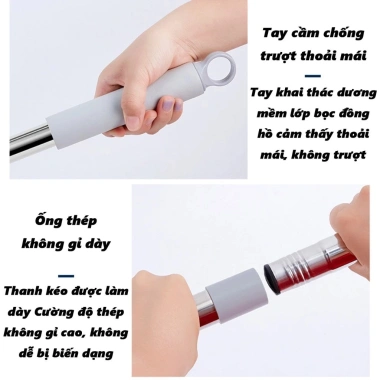 Cây Lau Nhà Xoay 360 Độ Thay Thế Tự Vắt - Tiết Kiệm Không Thùng, Giá 70.298₫