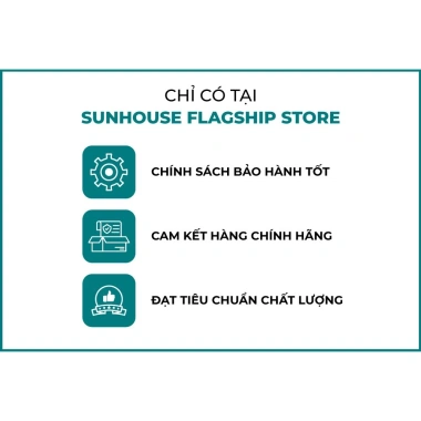 Cây lau nhà xoay 360° Sunhouse KS-MO350I - Bảo hành 6 tháng, phù hợp thùng giặt, chỉ 120.000₫