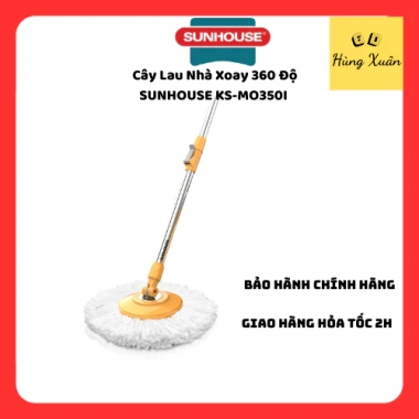 Cây lau nhà xoay 360 Sunhouse KS-MO350I - Giá ưu đãi 118.000đ, chưa kèm xô