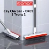 Cây Lau Sàn Nhà Tắm Đa Năng 2 trong 1 – Chổi Cọ Toilet & Gạt Nước OENON Giá 109k