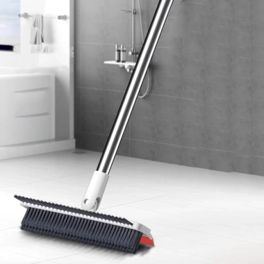 Cây Lau Sàn Nhà Tắm Đa Năng 2 trong 1 – Chổi Cọ Toilet & Gạt Nước OENON Giá 109k
