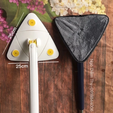 Cây lau sàn tự vắt xoay 360 - Lau sàn, trần, tủ bếp, kính chỉ 159.000đ