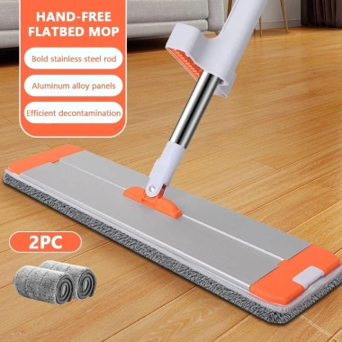 Cây lau tự vắt GREENSINDOOR - Chổi xoay 360 độ, bàn lau kim nhôm - 45.100 VND 10