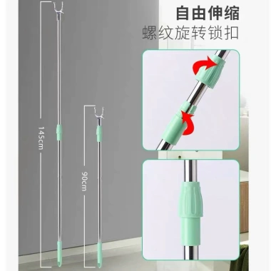 Cây lấy quần áo trên cao 1m25 inox Prota - Gậy phơi đồ bền, giảm giá 20%