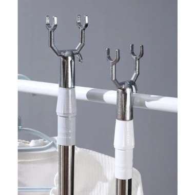 Cây Lấy Quần Áo Trên Cao DOMES – Gậy Phơi Đồ Kéo Dài 1.2m Thép Không Gỉ, Tiết Kiệm Không Gian 10