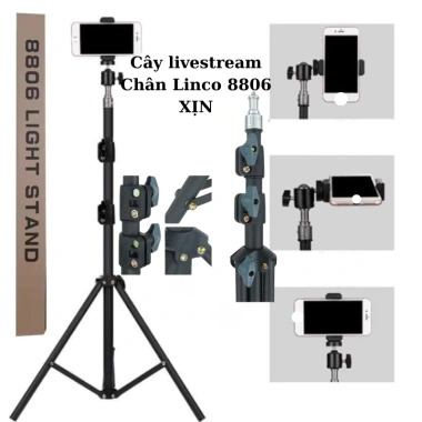 Cây livestream điện thoại 3 chân kẹp điện thoại – Hỗ trợ chụp ảnh, quay video, gậy livestream chỉ 90k 3 Cây livestream điện thoại 3 chân kẹp điện thoại – Hỗ trợ chụp ảnh, quay video, gậy livestream chỉ 90k 3