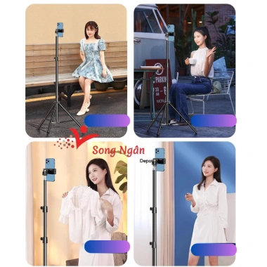 Cây livestream điện thoại 3 chân kẹp điện thoại – Hỗ trợ chụp ảnh, quay video, gậy livestream chỉ 90k 7 Cây livestream điện thoại 3 chân kẹp điện thoại – Hỗ trợ chụp ảnh, quay video, gậy livestream chỉ 90k 7