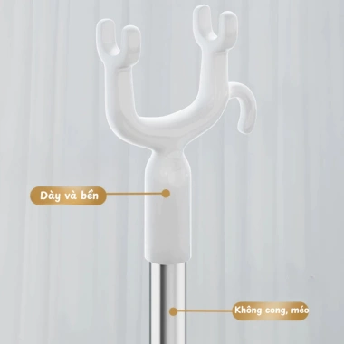 Cây Móc Phơi Quần Áo Hopi 1m2 Kéo Giãn, Gậy Đa Năng Inox 304 Chống Gỉ, Độ Bền Cao, Tiện Lợi - Giá chỉ 59.000₫ 6