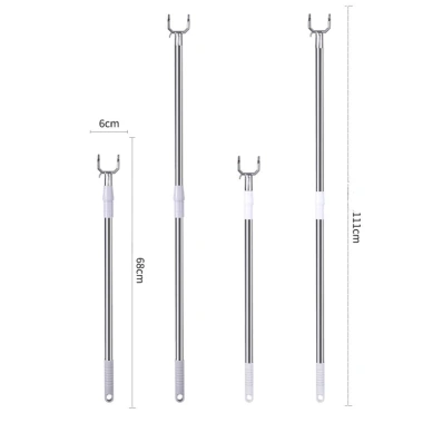 Cây Móc Phơi Quần Áo Hopi 1m2 Kéo Giãn, Gậy Đa Năng Inox 304 Chống Gỉ, Độ Bền Cao, Tiện Lợi - Giá chỉ 59.000₫ 9