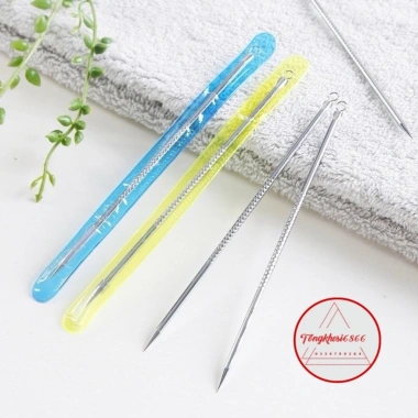 Cây Nặn Mụn 2 Đầu Dài - Que Nặn Mụn Cao Cấp, Đánh Bay Mụn Đầu Đen, Giá 8.900đ