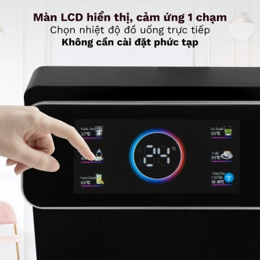 Cây nước nóng lạnh bàn trà Café nhập khẩu Fujihome: bình âm sang trọng, dispenser giá ưu đãi 1.830.000