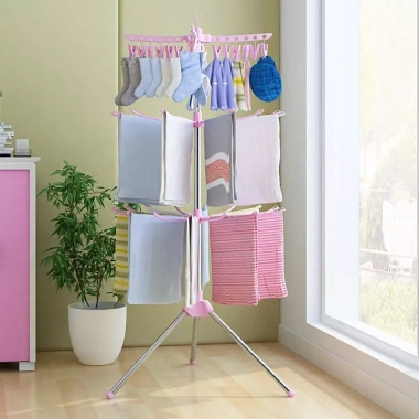 Cây phơi đồ đa năng inox cao cấp - Phơi quần áo nhanh gọn, giảm còn 175.000đ 5