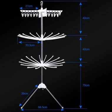 Cây phơi đồ đa năng inox cao cấp - Phơi quần áo nhanh gọn, giảm còn 175.000đ 6