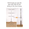 Cây Phơi Đồ Inox 3 Tầng Cho Bé Honper 40 Kẹp Xoay 360 Độ Chắc Chắn Giá 419.000 4