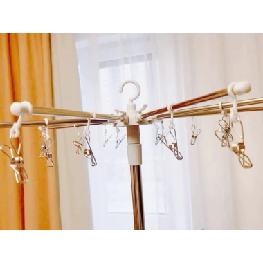 Cây phơi đồ inox BoomBoomKid 3 tầng gấp gọn, 40 kẹp, giá 399.000đ 6