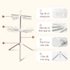 Cây phơi đồ inox đa năng Zenlife 3 tầng 170cm 48 kẹp xoay 360 độ giá 217.000đ 8