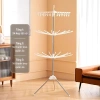 Cây phơi đồ inox đa năng Zenlife 3 tầng 170cm 48 kẹp xoay 360 độ giá 217.000đ 9