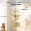 Cây Phơi Đồ Quần Áo Inox 3 Tầng Đa Năng cho Bé 40 Kẹp Xoay 360 do Gấp Gọn Giá ưu đãi 216.990 VND 5