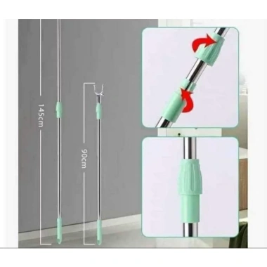 Cây phơi quần áo dài 1.5m điều chỉnh, thích hợp nhà cao tầng chung cư, giảm 20% còn 57.600 VND 6