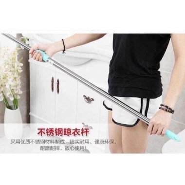 Cây phơi quần áo dài 1.5m điều chỉnh, thích hợp nhà cao tầng chung cư, giảm 20% còn 57.600 VND 7