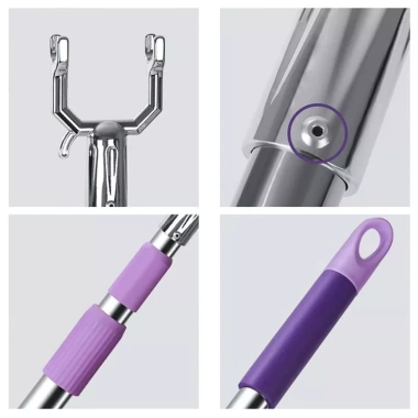 Cây phơi quần áo inox 1,5m - Gậy kéo rút gọn, bền chắc, giá chỉ 35.000đ