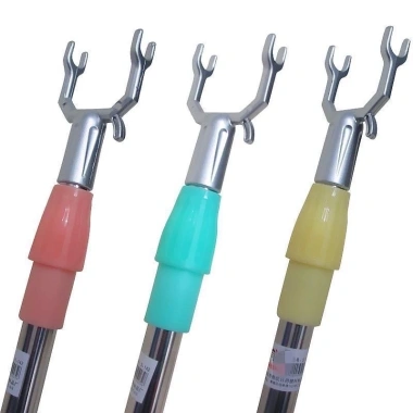 Cây phơi quần áo inox kéo dài 1,5m - Gậy lấy đồ trên cao, gập gọn, giá chỉ 60.000đ