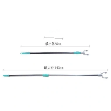 Cây phơi quần áo inox kéo dài 1,5m - Gậy lấy đồ trên cao, gập gọn, giá chỉ 60.000đ 2 Cây phơi quần áo inox kéo dài 1,5m - Gậy lấy đồ trên cao, gập gọn, giá chỉ 60.000đ 2