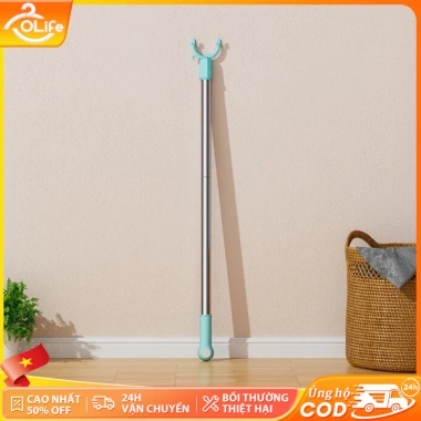 Cây Phơi Quần Áo Inox Kéo Dài 1m Gậy Lấy Đồ Trên Cao, Móc Treo, Giá 35.999 VND