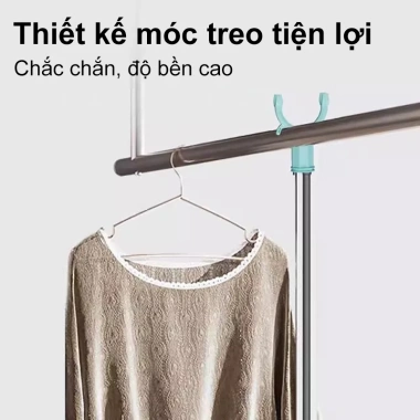 Cây Phơi Quần Áo Inox Kéo Dài 1m Gậy Lấy Đồ Trên Cao, Móc Treo, Giá 35.999 VND