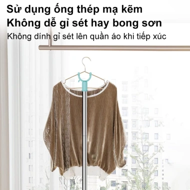 Cây Phơi Quần Áo Inox Kéo Dài 1m Gậy Lấy Đồ Trên Cao, Móc Treo, Giá 35.999 VND