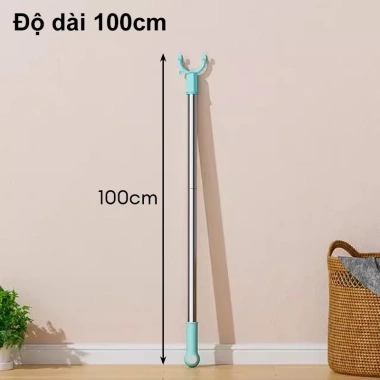 Cây Phơi Quần Áo Inox Kéo Dài 1m Gậy Lấy Đồ Trên Cao, Móc Treo, Giá 35.999 VND