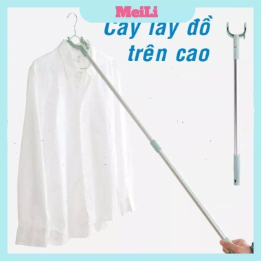 Cây phơi quần áo inox kéo dài gọn gàng, gậy đa năng, 39.999 đồng (tuyển sỉ)