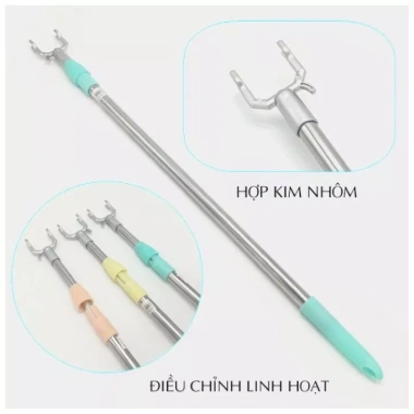 Cây phơi quần áo inox kéo dài gọn gàng, gậy đa năng, 39.999 đồng (tuyển sỉ) 2 Cây phơi quần áo inox kéo dài gọn gàng, gậy đa năng, 39.999 đồng (tuyển sỉ) 2