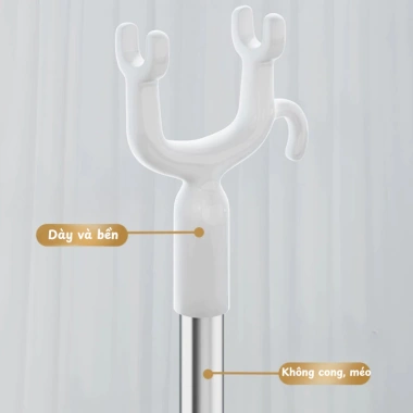 Cây Phơi Quần Áo Thông Minh Kéo Giãn 1m2 - Gậy Cán Nhôm Nhẹ, Chống Gỉ Sét, Điều Chỉnh Tùy Ý Giá 44k