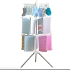 Cây Sào Giá Phơi Đồ Đa Năng 3 Tầng Xoay 360 Gấp Gọn - Phơi Tất Vớ Khăn Bé, Giá Ưu Đãi 239k 2