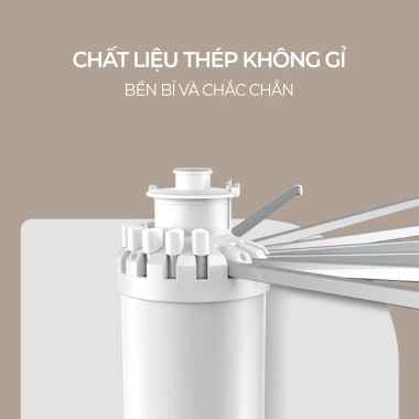 Cây sào phơi đồ 2 tầng M32 khung thép cacbon gấp gọn đa năng kèm kẹp, giàn 3 tầng cao cấp xoay 360 độ - 945.000đ 3