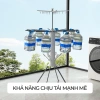 Cây sào phơi đồ 2 tầng M32 khung thép cacbon gấp gọn đa năng kèm kẹp, giàn 3 tầng cao cấp xoay 360 độ - 945.000đ 8