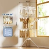 Cây sào phơi đồ gấp gọn inox 3 tầng 40 kẹp siêu chắc xoay 360 độ linh hoạt - 217.300 VND 10