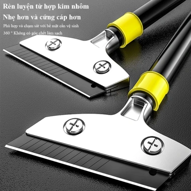 Cây sủi cán dài đa năng BDECOR - Dao cạo ron keo thừa, cạo sơn, vệ sinh tường, sắc bén, giảm còn 68.000₫ 3
